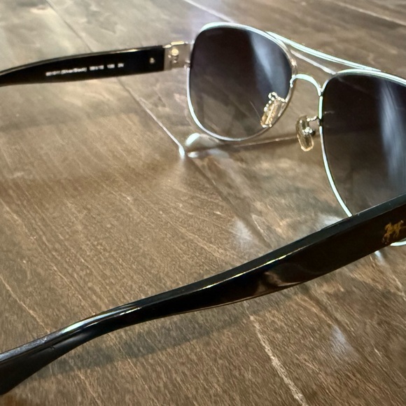 Coach Olivia Aviator Black Sunglasses - Picture 5 of 9